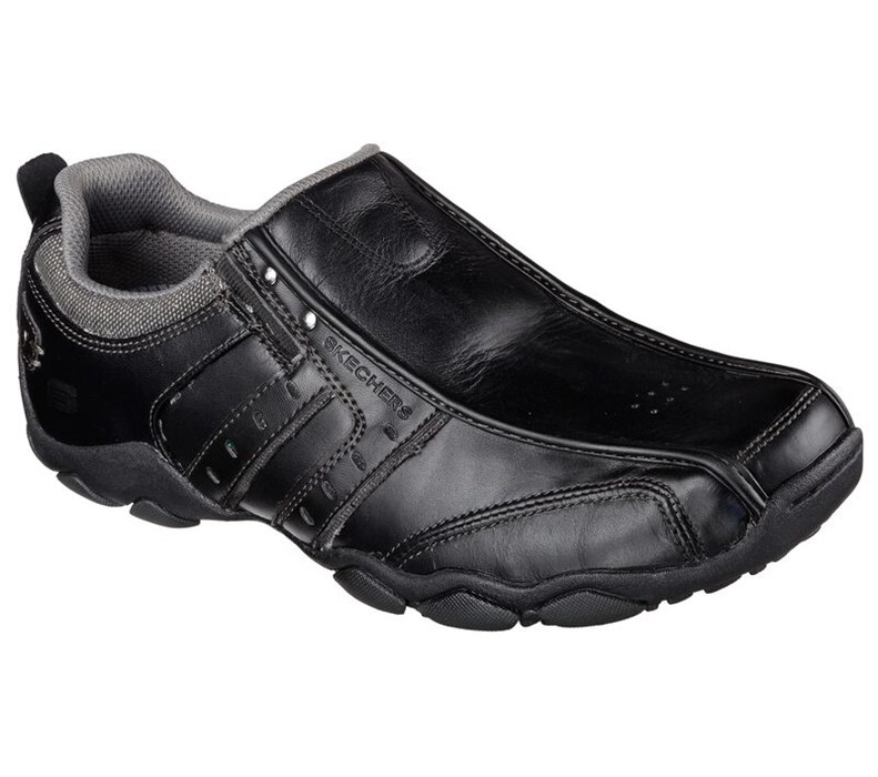 Skechers Diameter - Mens Slip On Shoes Black [AU-OC0410]